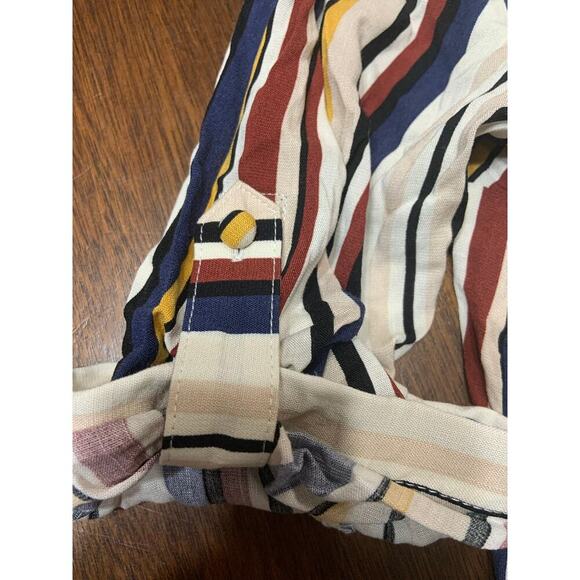 Torrid Harper Rayon 3/4 Sleeve Pullover Top Women 0 / Large Striped Retro Blouse - Picture 8 of 10